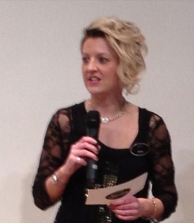 Hayley presenting her collection at the fellowship of British Hairdressing Hayley presenting her collection at the fellowship of British Hairdressing