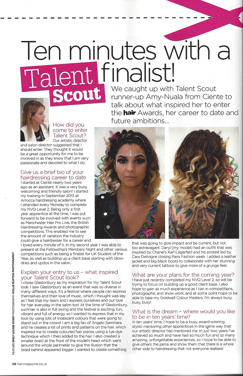 Ten minutes with a finalist